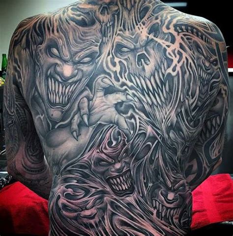100's of Demon Tattoo Design Ideas Pictures Gallery