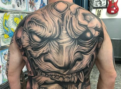 Demon Back Tattoo