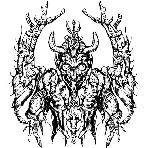Demon Coloring Pages