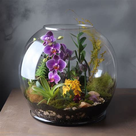 Dendrobium Orchid Terrarium