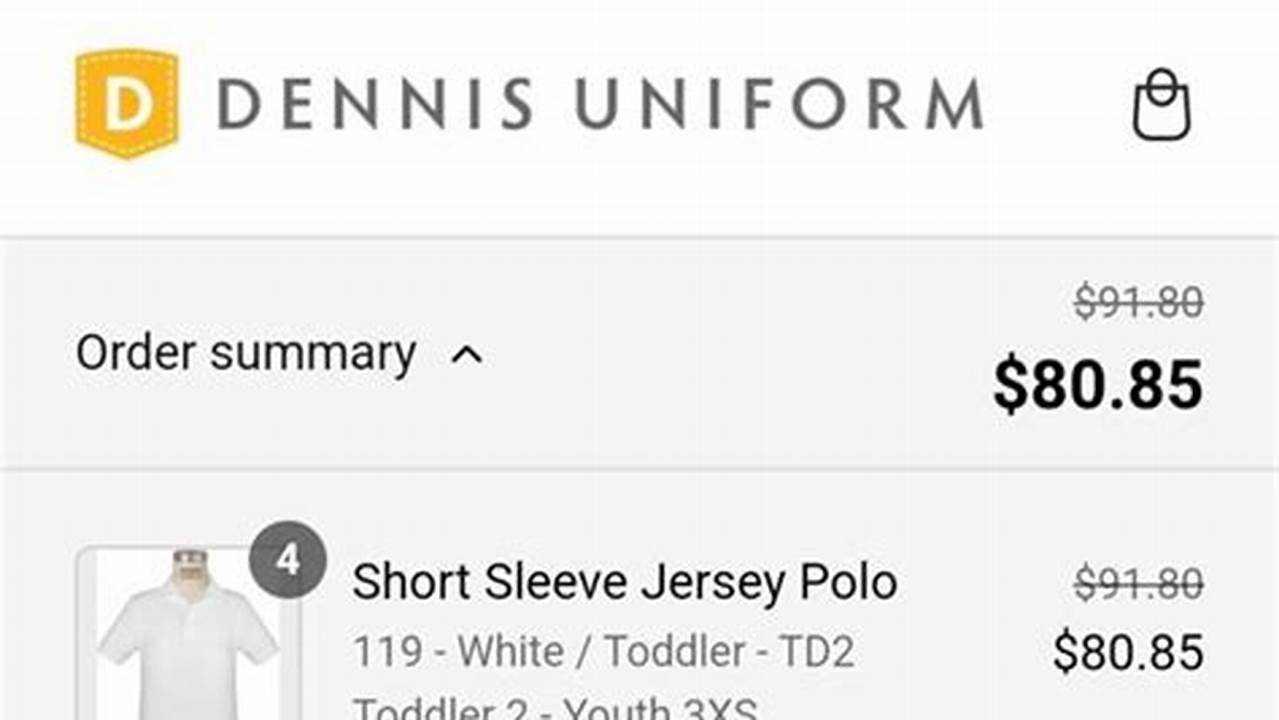 Dennis Uniform Coupon Code 2025