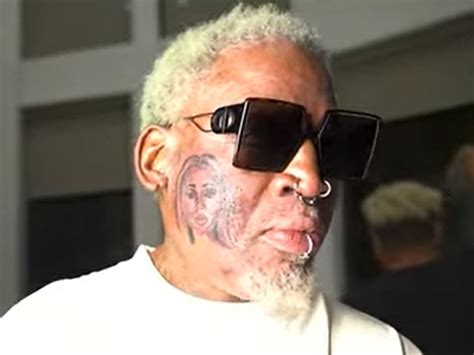 Dennis Rodman Face Tattoo