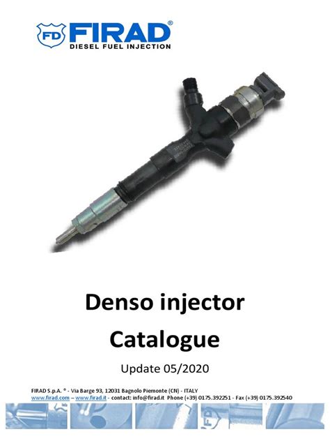 Denso Fuel Injector Catalog