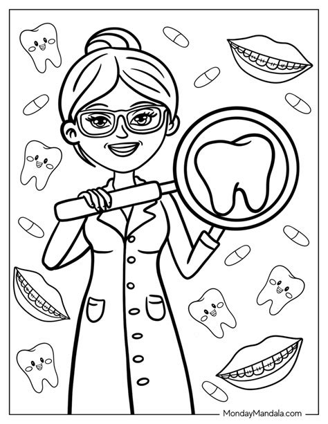 Dentist Coloring Pages