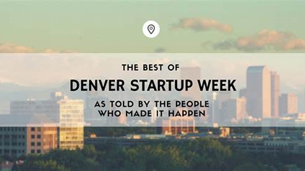 Denver Startup Week 2025