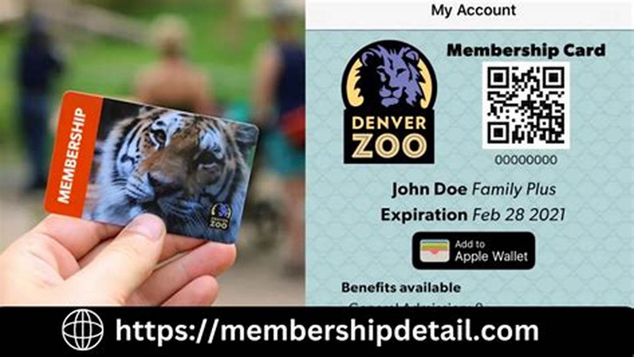 Denver Zoo Membership Promo Code 2024