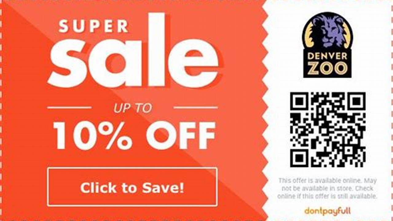 Denver Zoo Promo Code 2024