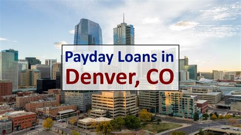 Denver Payday Loans Rates