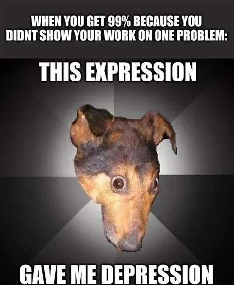 Depression Dog Meme