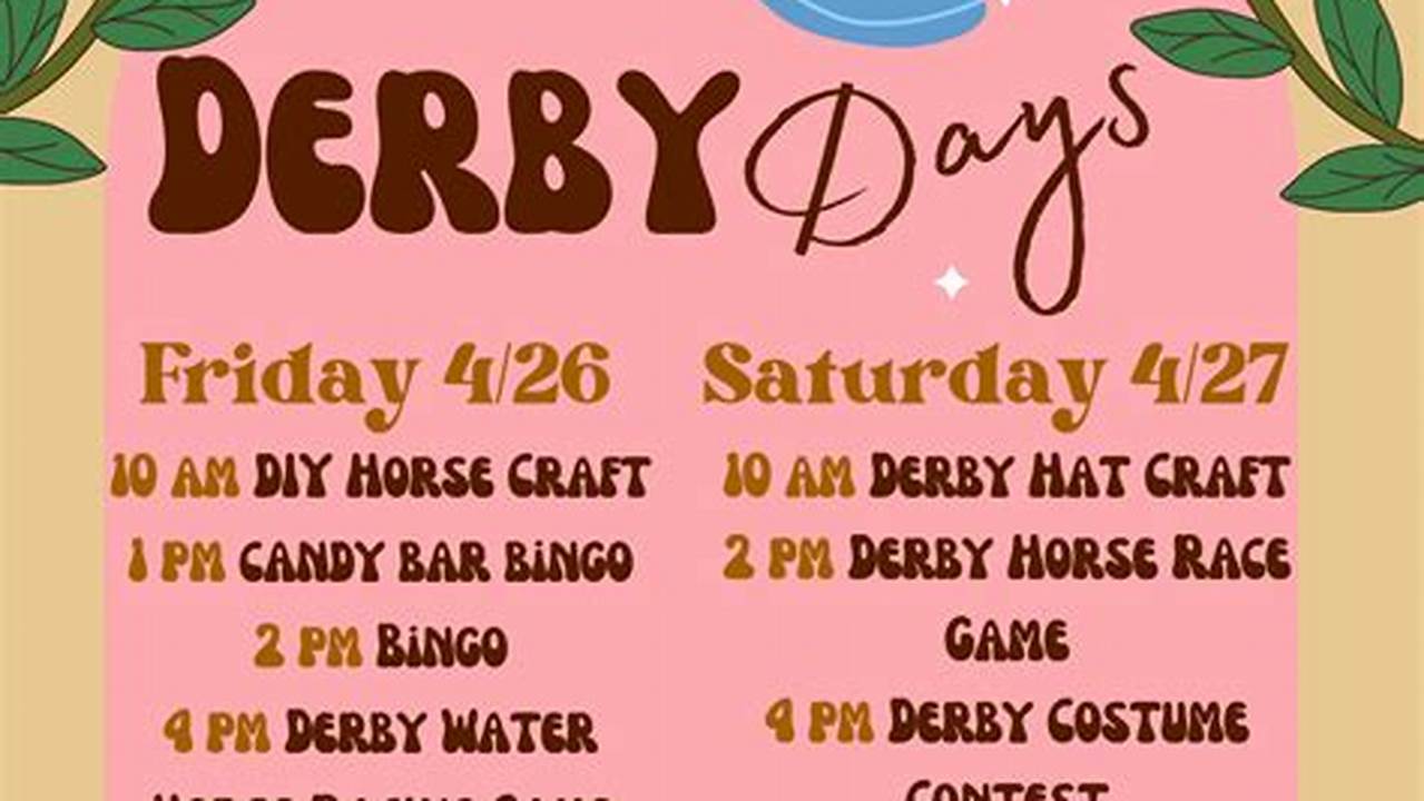 Derby Day Program 2024