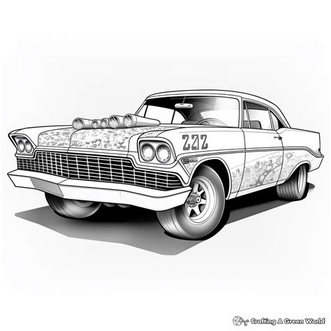 Derby Car Coloring Pages