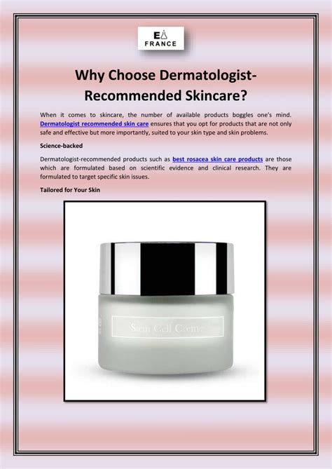 Dermatologist Recommended for a Reason