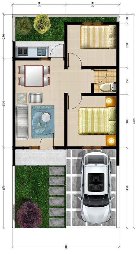 desain rumah type 40