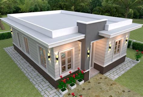 desain atap rumah datar