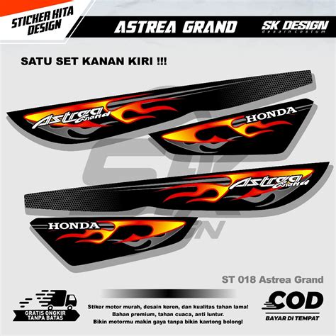 Desain Cutting Sticker Astrea Grand