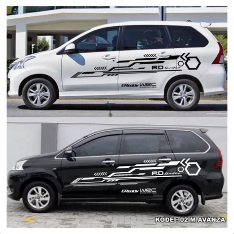 Desain Cutting Sticker Mobil Elegan