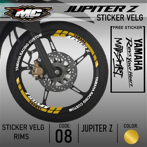 Desain Cutting Sticker Motor Jupiter Z