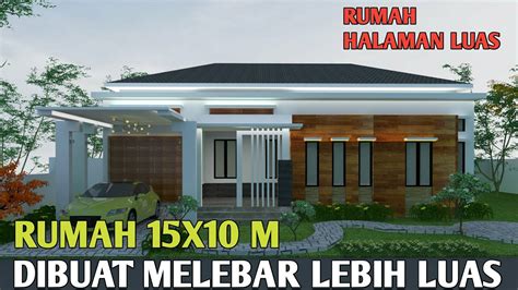 desain rumah minimalis 15x10