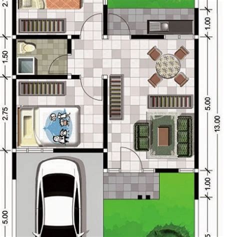 desain rumah minimalis ukuran 6x10