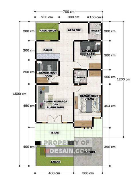 Desain Rumah Type 45 70