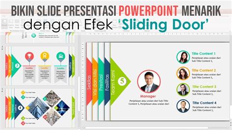 Desain Slide tutorial membuat ppt menarik