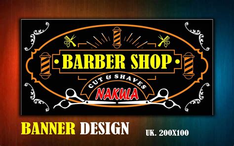 Desain Spanduk Barbershop