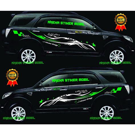 Desain Stiker Mobil Rush