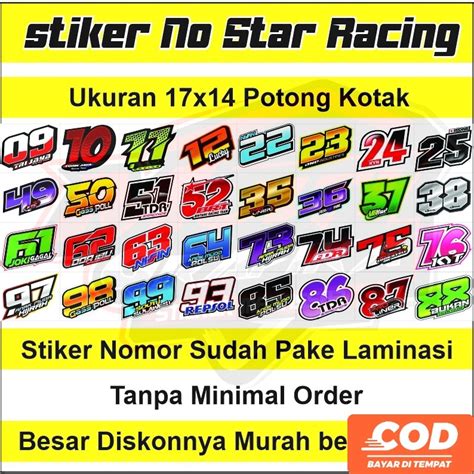 Desain Stiker Racing Start