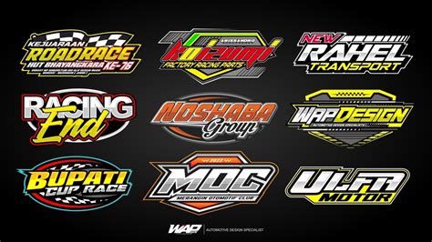 Desain Stiker Racing Team