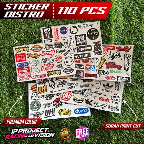 Desain Stiker Stiker Distro