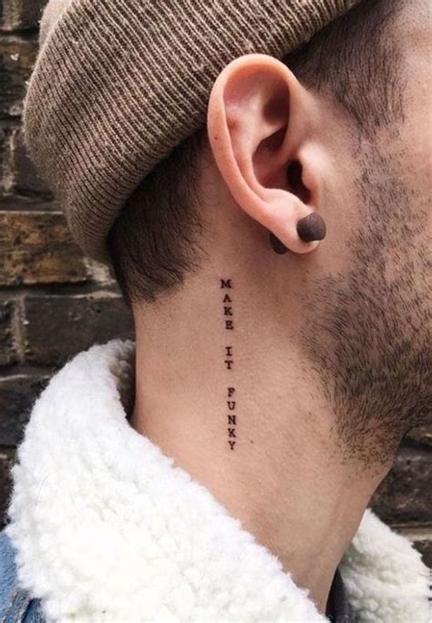 Desain Tato Simple Di Leher