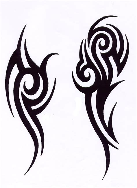 Desain Tato Tribal Simple