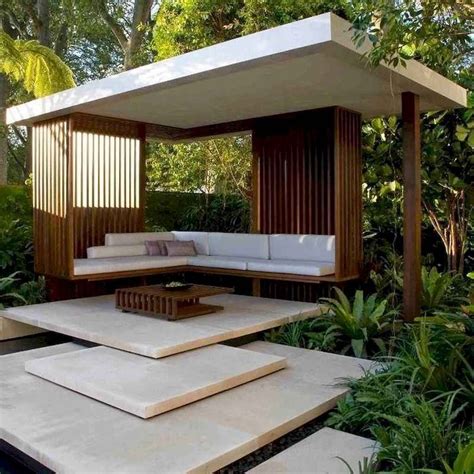 desain teras rumah modern dengan gazebo