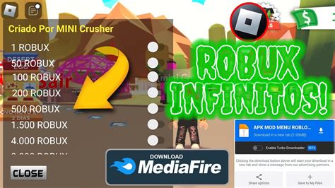 Descargar Robux Infinito Apk para Android [Roblox Mod]