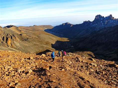 Descent Mt Kenya