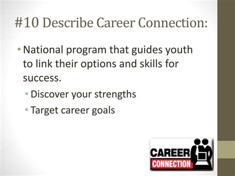 Describe Career Connection