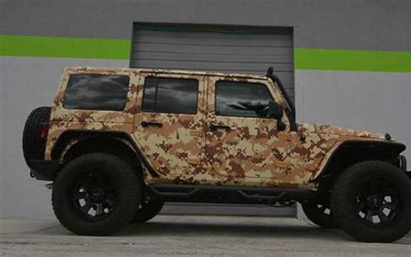 Desert Camouflage Jeep Wrangler