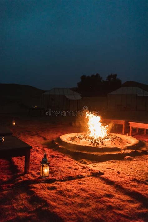 Desert Camp Evening