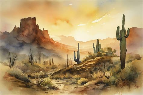 Desert Landscape Art