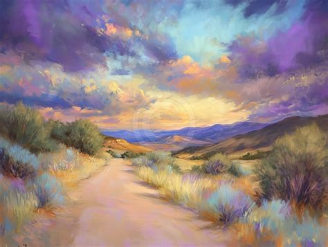 Desert Landscape Artwork