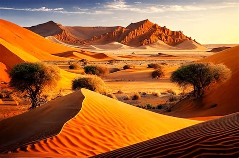 Desert landscape Morocco
