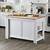 Design Element Medley Kitchen Island With Slide Out Table