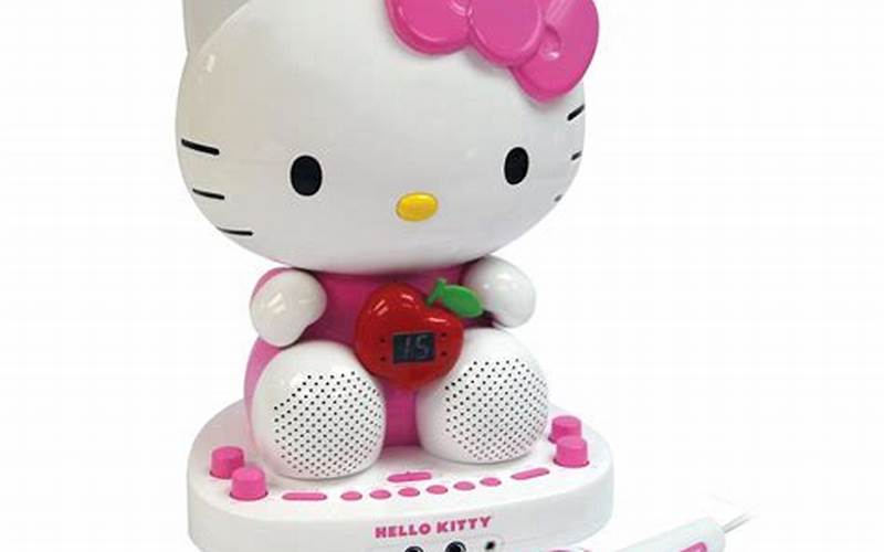 Design Hello Kitty Kt2007 Cd/Cdg Karaoke System With Built-In Video Camera