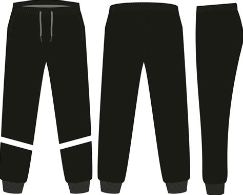Design Black Sweatpants Template