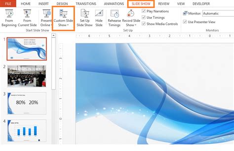 Design Custom Slide on PowerPoint 2016