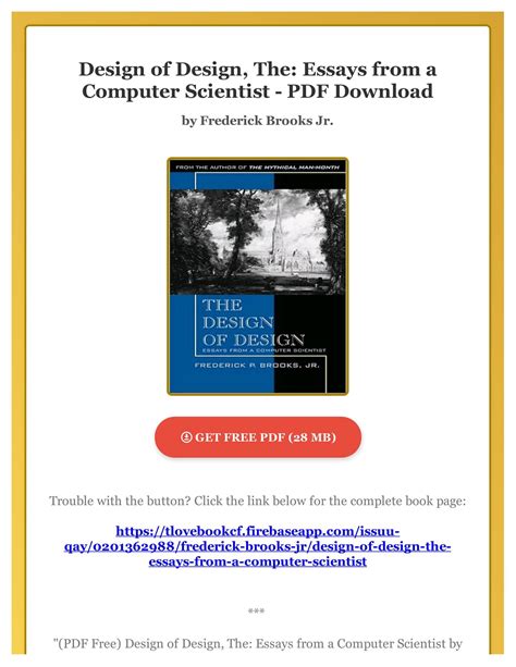 Design Of Design The: Essays From A Computer Scientist
