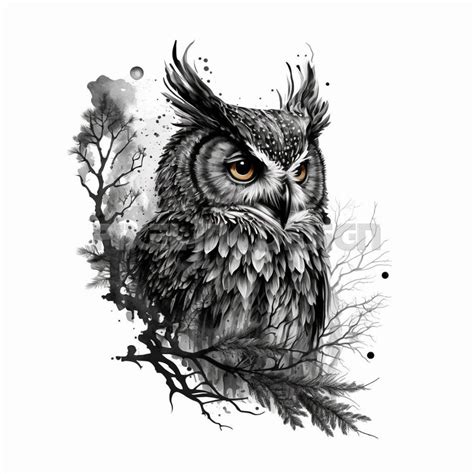 Design Tattoo Owl