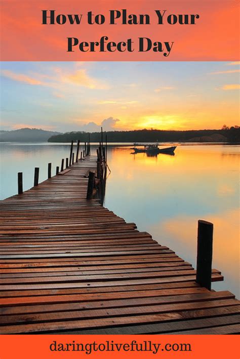 Design Your Perfect Day