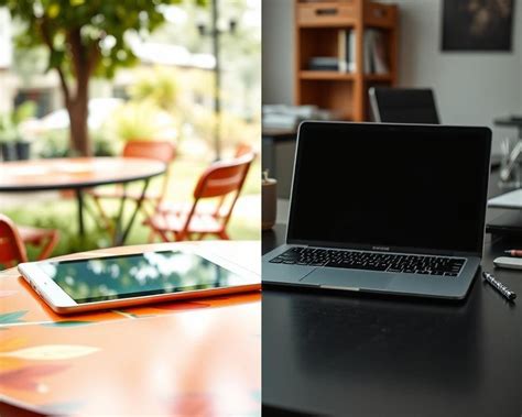 Design and Portability of Tablets vs Laptops