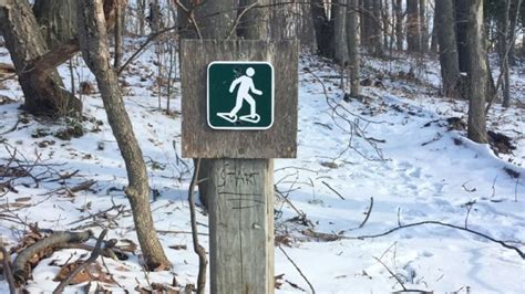 Designated Snowshoe Trail